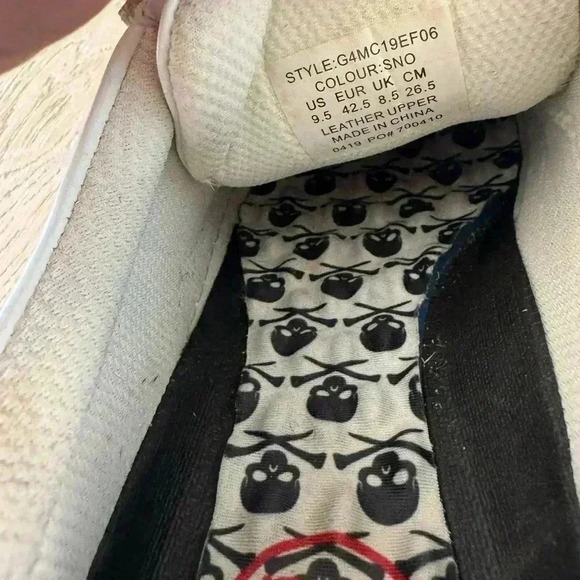 G/FORE Disruptor Men's US Size 9.5 Golf Shoes White Leather G Fore G4MC19EF06 - Picture 4 of 7